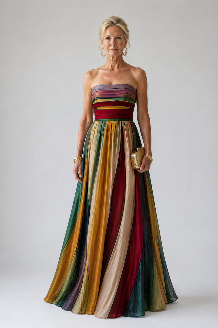 Cozy Claire™ | Effortless Strapless A-Line Dress