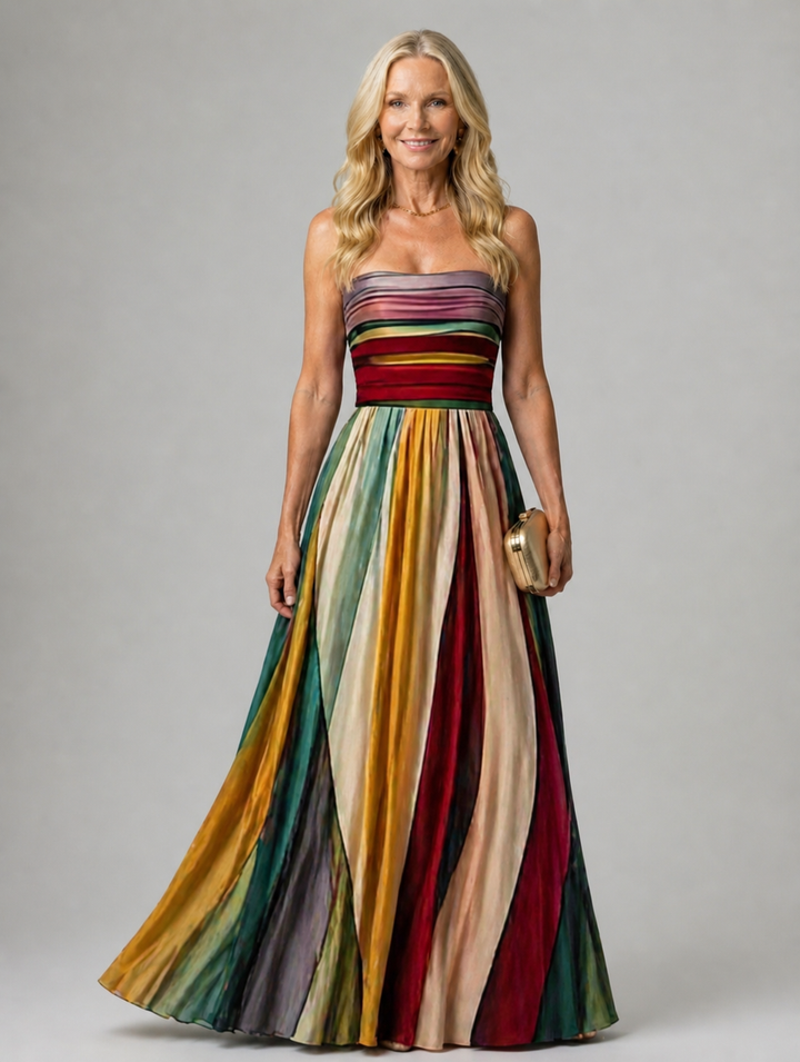 Cozy Claire™ | Effortless Strapless A-Line Dress