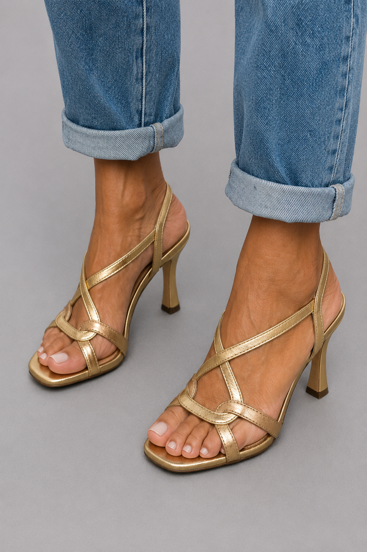 Emma | Golden Summer Charm Heels