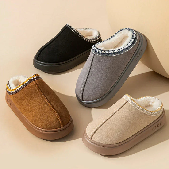 Karina - Fluffy Platform Slippers