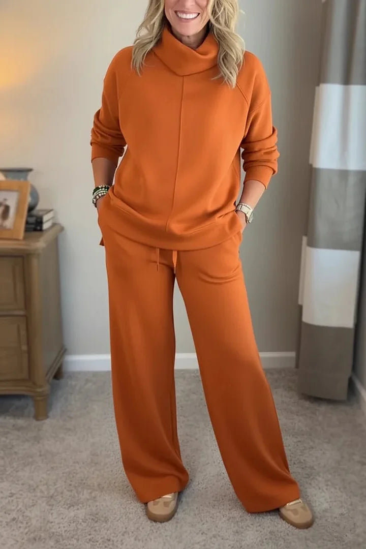 Colleen | Women Casual Turtle-neck 2 Piece